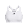 UA HeatGear Armour soutien-gorge sport à soutien élevé - Blanc / Noir