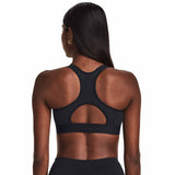 UA HeatGear Armour soutien-gorge sport à soutien élevé dos XS -Black / Jet Gray