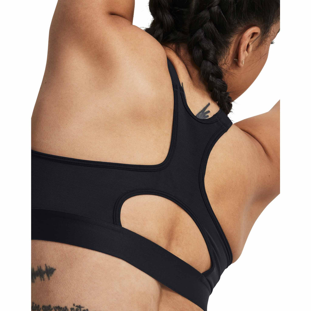 UA HeatGear Armour soutien-gorge sport à soutien élevé details -Black / Jet Gray