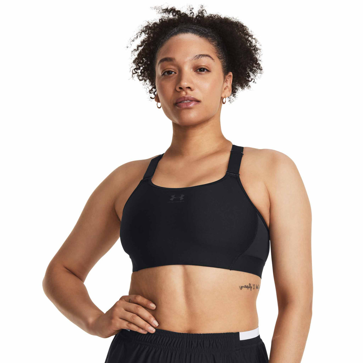 UA HeatGear Armour soutien-gorge sport à soutien élevé M -Black / Jet Gray