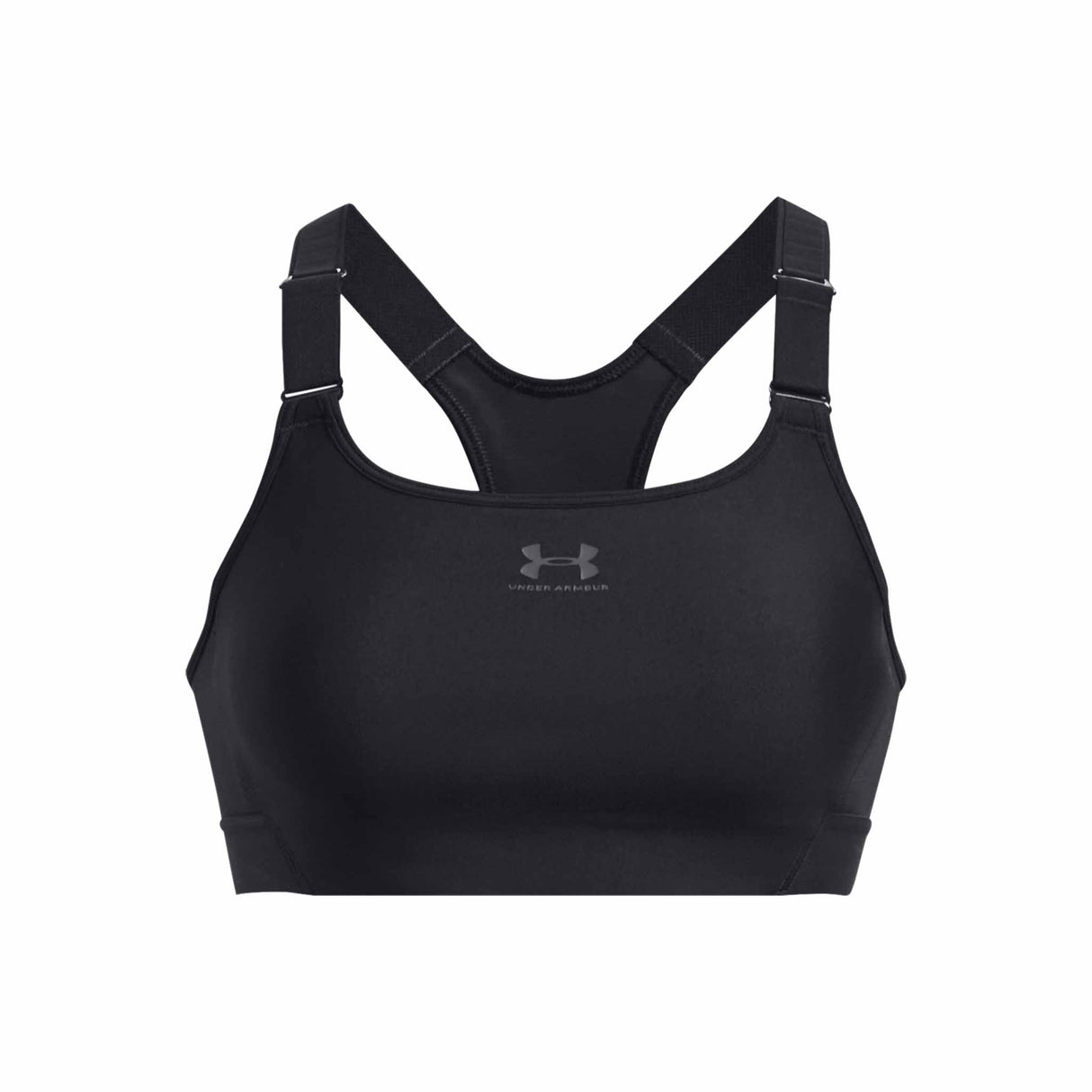 UA HeatGear Armour soutien-gorge sport à soutien élevé -Black / Jet Gray