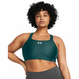 UA HeatGear Armour soutien-gorge sport à soutien élevé L - Hydro Teal / White