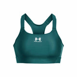 UA HeatGear Armour soutien-gorge sport à soutien élevé - Hydro Teal / White