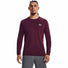 UA HeatGear Armour Fitted T-shirt à manches longues pour hommes - Marron foncé