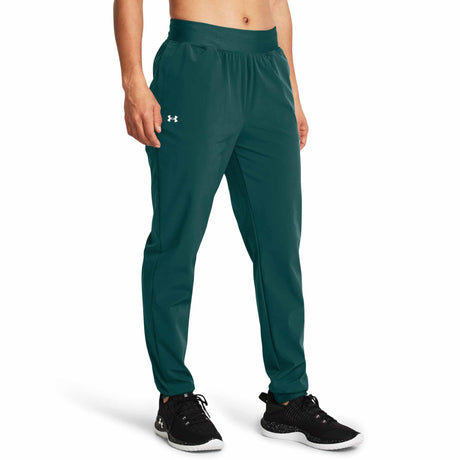 UA Armour pantalon extensible à taille haute femme live -Hydro Teal / Blanc