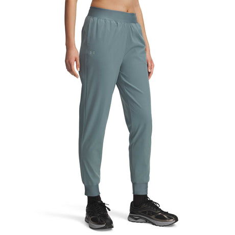UA Armour pantalon extensible à taille haute femme - Jasper Blue / Serpentine