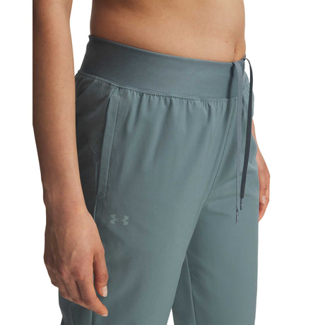 UA Armour pantalon extensible à taille haute femme taille - Jasper Blue / Serpentine