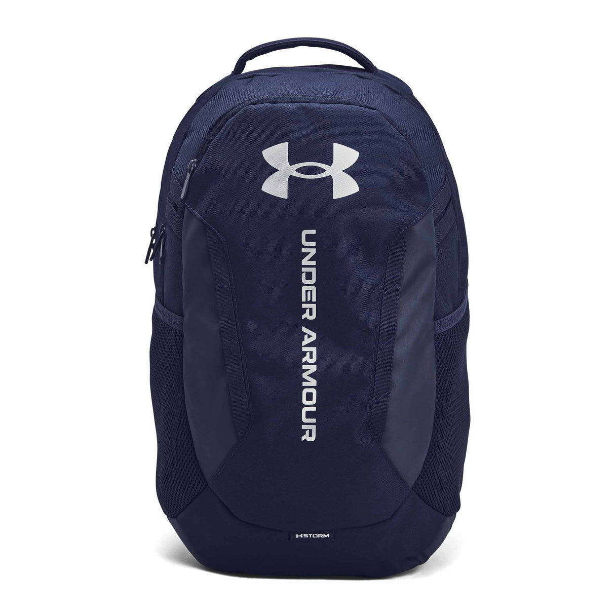 UA Hustle 6.0 sac a dos sport - Marine / Marine / Argent métallique