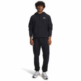 Under Armour Icon Fleece Joggers for Men - Black / White