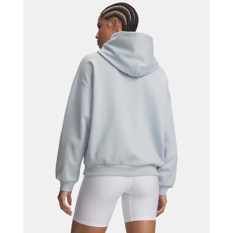 UA Icon Fleece sweatshirt à capuchon en molleton pour femme - Blue Fog
