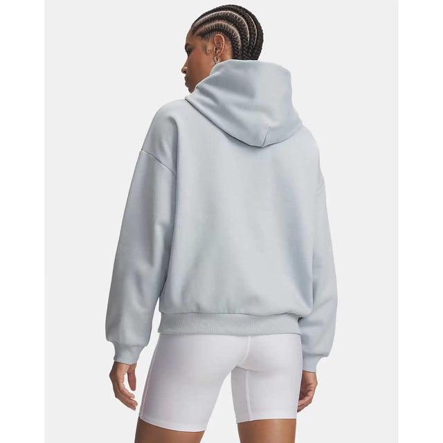 UA Icon Fleece sweatshirt à capuchon en molleton pour femme - Blue Fog