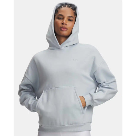 UA Icon Fleece sweatshirt à capuchon en molleton pour femme - Blue Fog