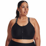 Under Armour Infinity High Bra Zip Soutiens-gorge sport - Black / White