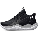 UA Jet 23 chaussures de basketball pour enfant lateral - Black / Jet Gray / White
