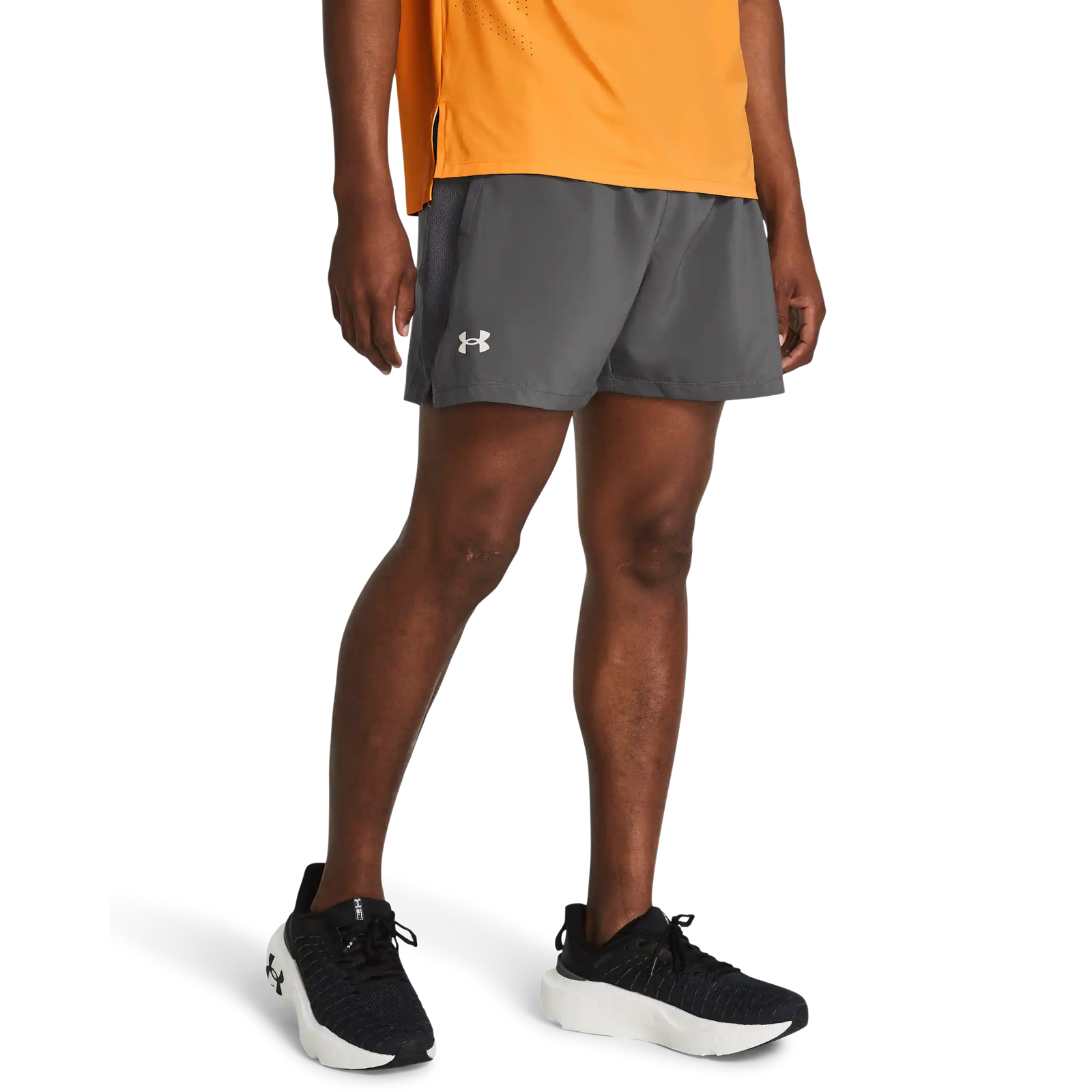 Under Armour UA Launch short de course à pied 13 cm (5 po) pour homme - Castlerock / Castlerock/ Reflective
