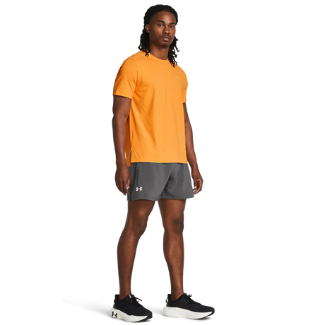 Under Armour UA Launch short de course à pied 13 cm (5 po) pour homme - Castlerock / Castlerock/ Reflective