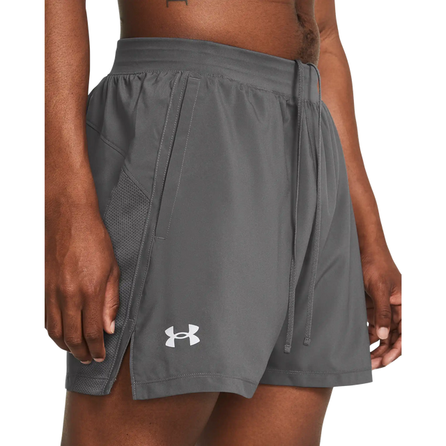Under Armour UA Launch short de course à pied 13 cm (5 po) pour homme - Castlerock / Castlerock/ Reflective