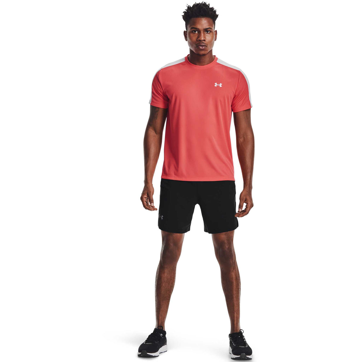 Under Armour Launch 7 pouces shorts homme live - Black / Reflective