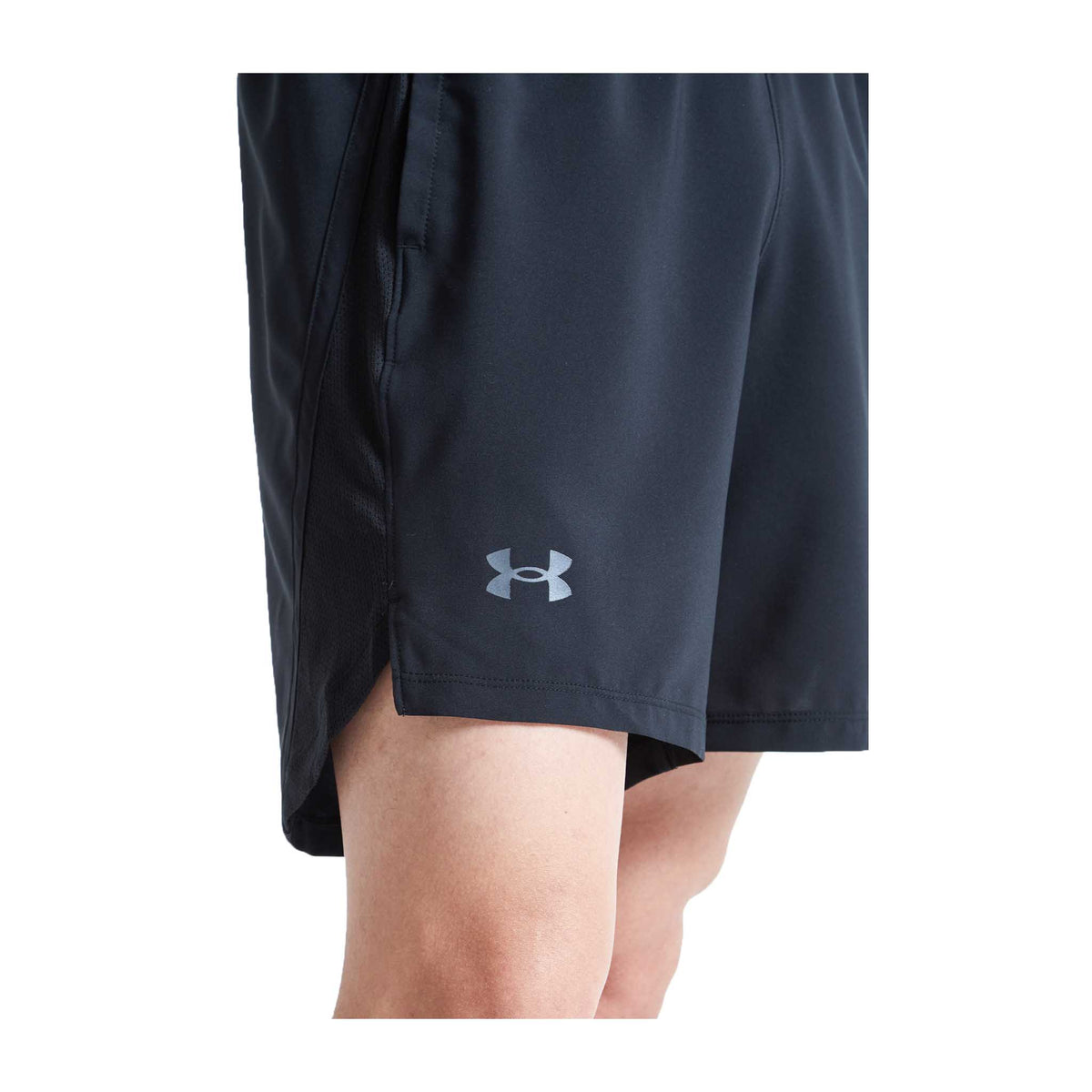 Under Armour Launch 7 pouces shorts homme logo- Black / Reflective