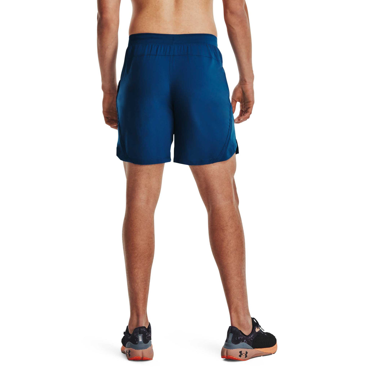 Under Armour Launch 7 pouces shorts homme dos- Varsity Blue / Reflective