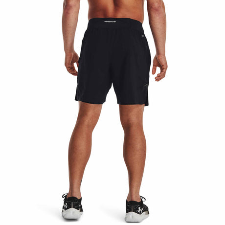 Under Armour Launch RunElite shorts homme dos live- black / reflective