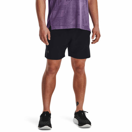 Under Armour Launch RunElite shorts homme face live - black / reflective