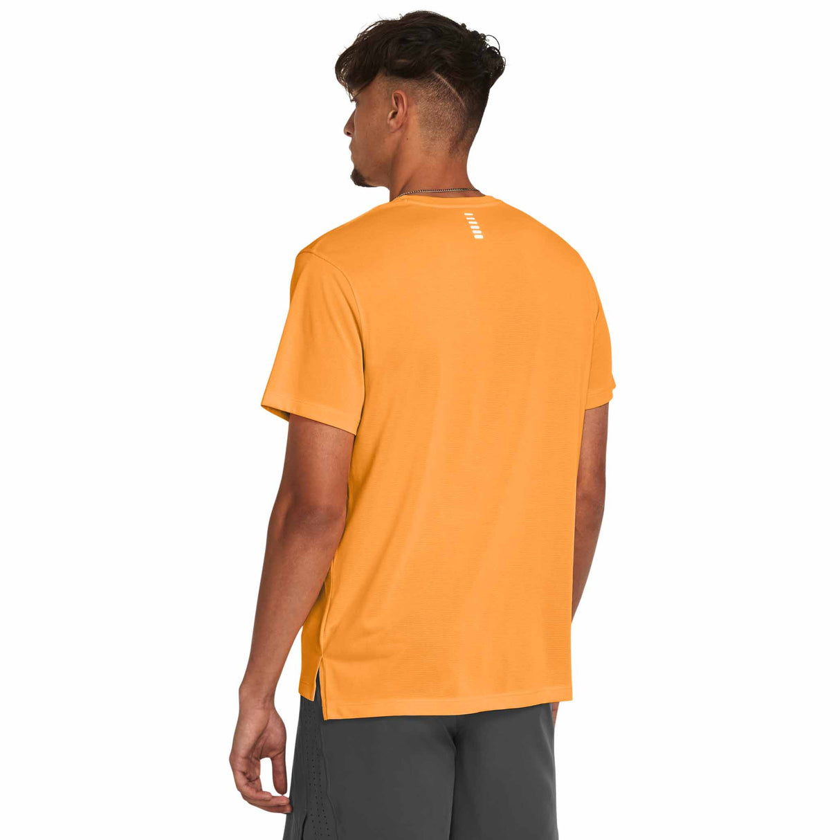 UA Launch t-shirt à manches courtes sport pour hommes - Nova Orange