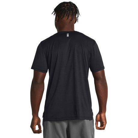 Under Armour Launch t-shirt manches courtes homme dos live- black / reflective