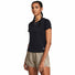 Under Armour Launch t-shirt à manches courtes femme face live - Black / Reflective