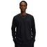 UA haut à manches longues avec logo imprimé à gauche pour homme - Black / Pitch Grey