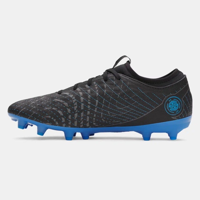 UA Magnetico Select 5 FG chaussures de soccer - Black / Castlerock / Blue Atlantis