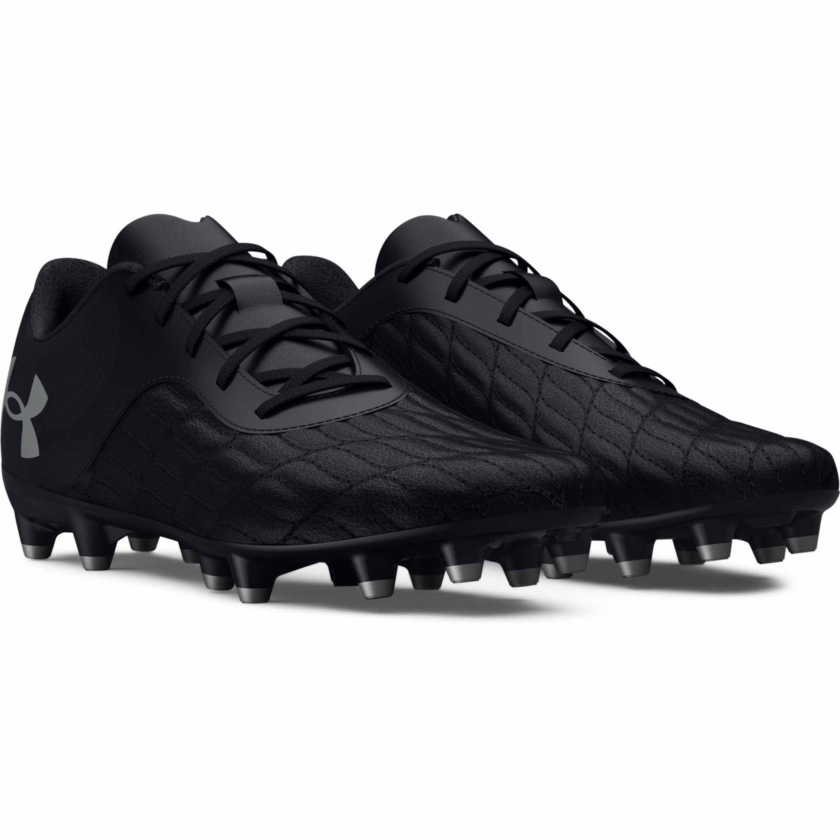 UA Magnetico Select 3.0 FG chaussures de soccer adulte paire - noir / noir / argent métallique