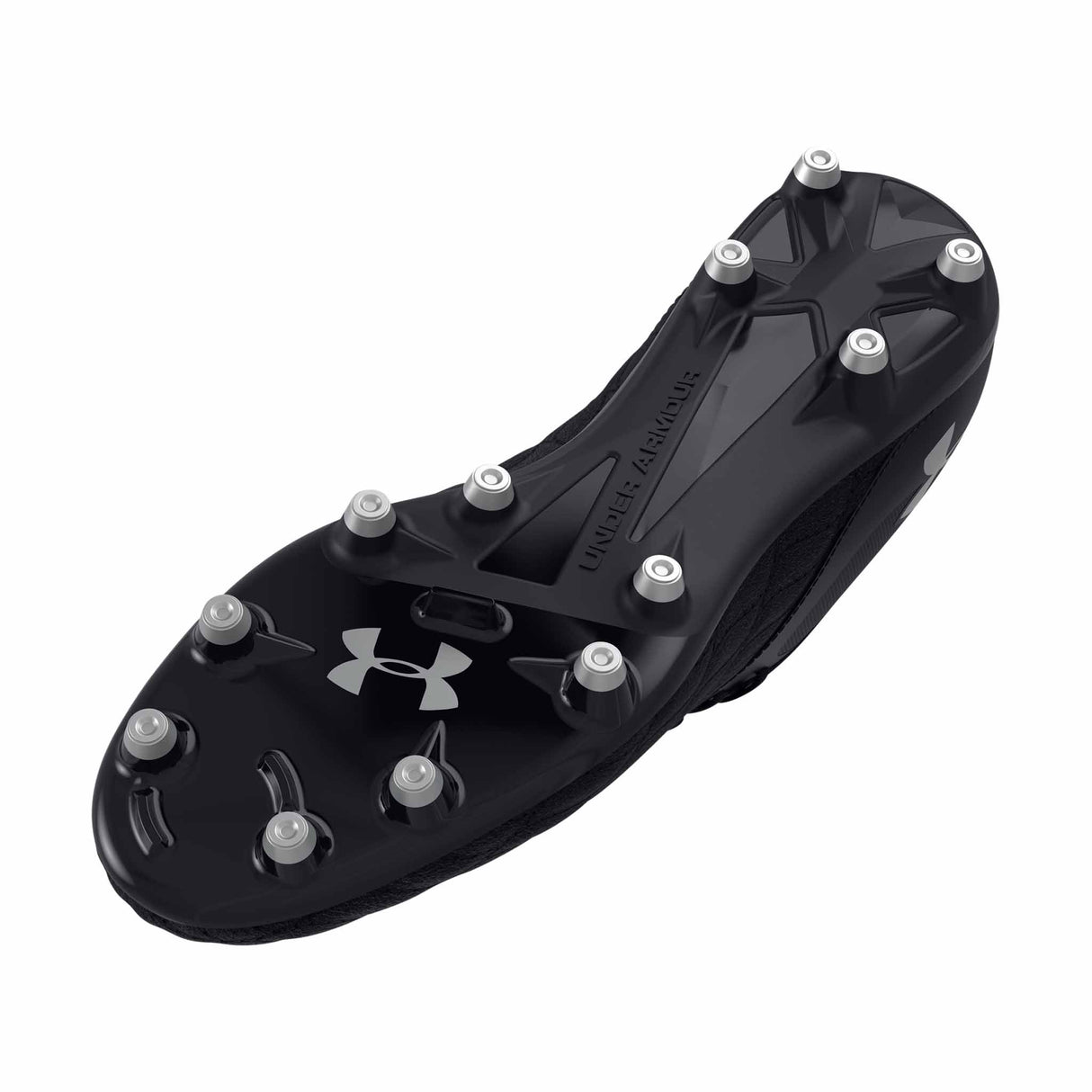 UA Magnetico Select 3.0 FG chaussures de soccer adulte crampons- noir / noir / argent métallique