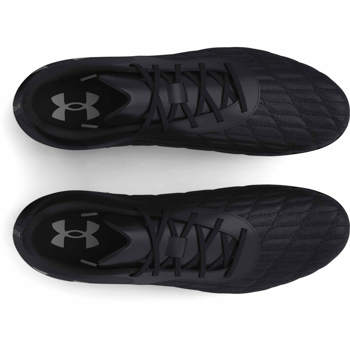 Under Armour Magnetico Select JR 3.0 FG souliers de soccer enfants empeigne- noir / noir / argent métallique