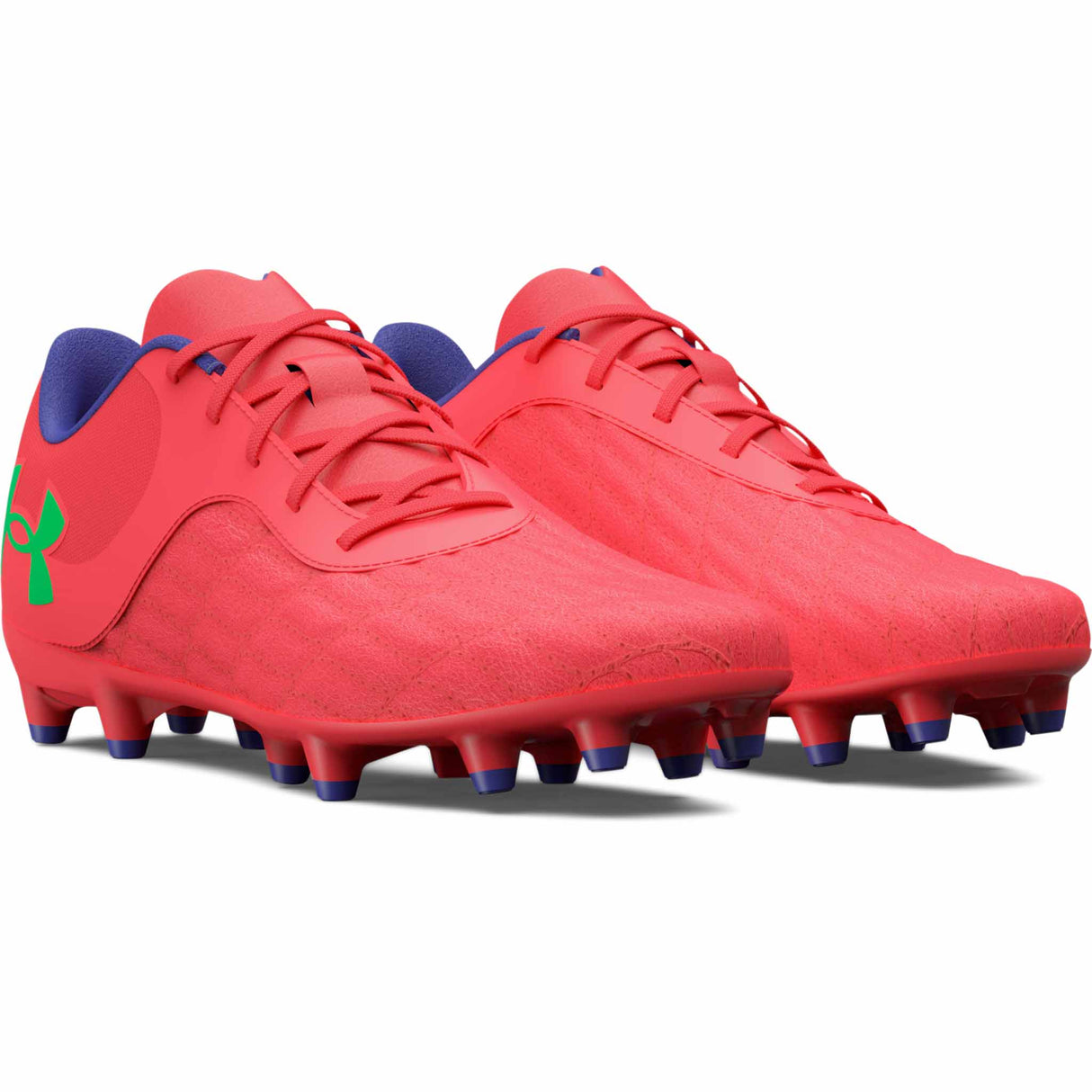 Under Armour Magnetico Select JR 3.0 FG souliers de soccer enfants paire -Beta / Vert / Marron