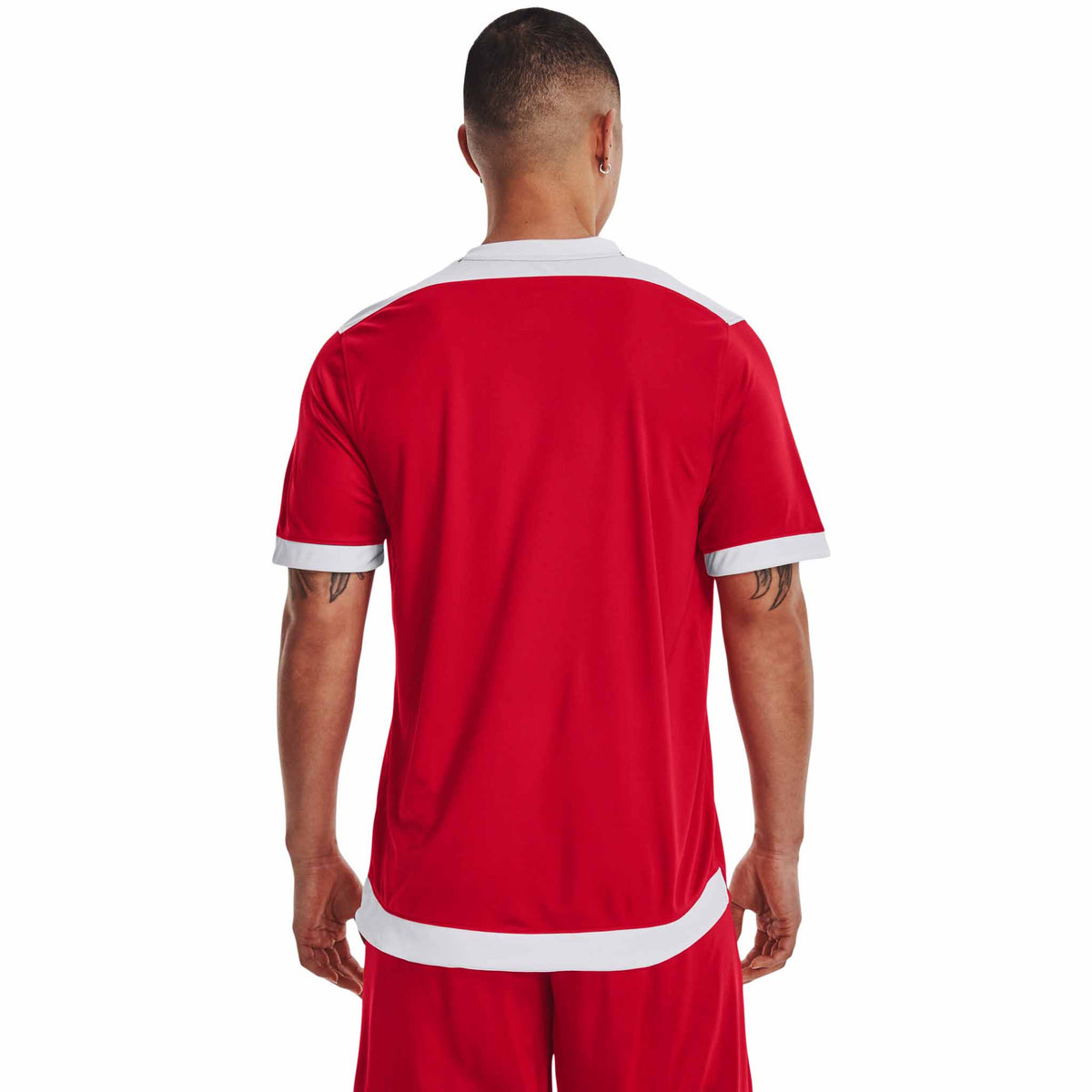 UA Maquina 3.0 chandail de soccer dos - rouge / blanc