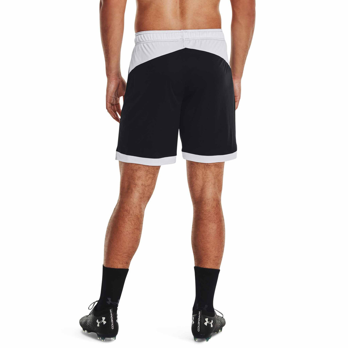 UA Maquina 3.0 shorts de soccer adultes dos- noir / blanc