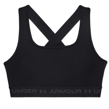 UA Armour® Mid top de sport dos croisé femme face- noir / gris