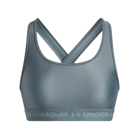 UA Armour® Mid top de sport dos croisé femme - Jasper Blue / Serpentine