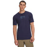 UA Mountain Scape t-shirt à manches courtes homme - Washed Navy / Summit White