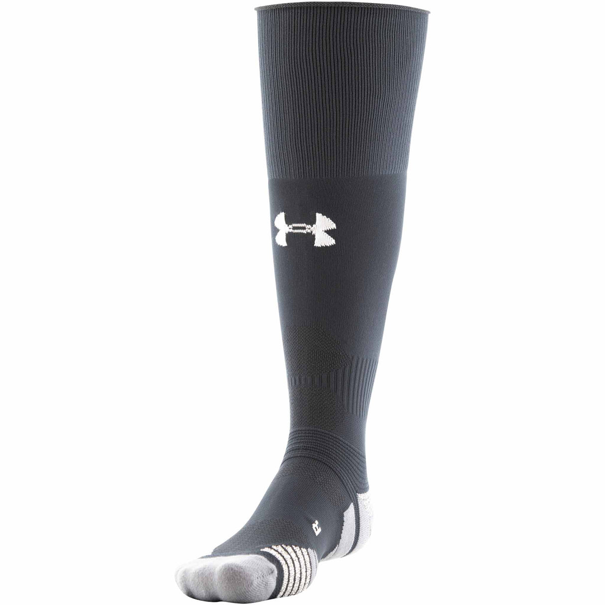 UA bas de soccer Team Over-The-Calf unisexe - Noir