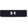 UA Performance bandeaux de tête unisexe face- noir / blanc
