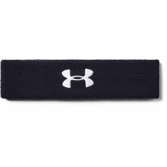 UA Performance bandeaux de tête unisexe face- noir / blanc