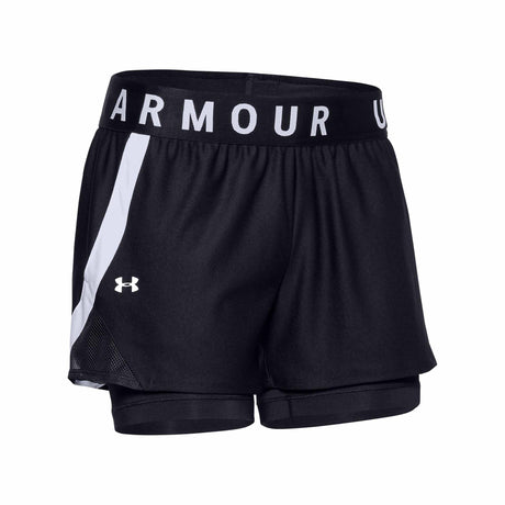 Under Armour Play Up 2-en-1 shorts pour femme - Black / White