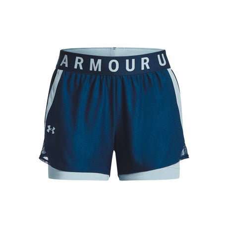 Under Armour Play Up 2-en-1 shorts pour femme - Varsity Blue / Blizzard