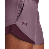 UA Play Up 3.0 Shorts sport pour femme details- Violet brumeux / Marron foncé