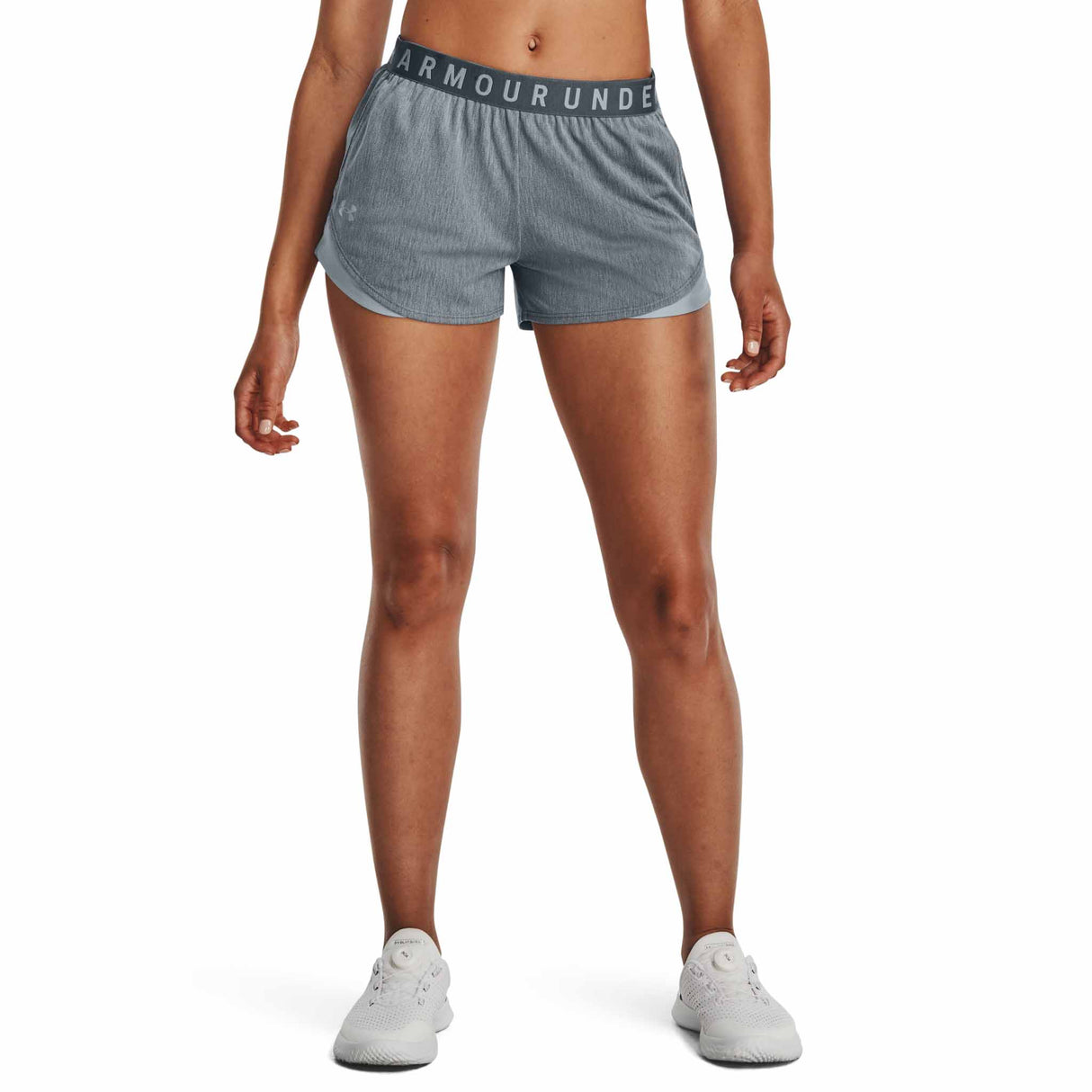 Under Armour Play Up 3.0 Twist shorts pour femme - Gravel / Harbour Blue