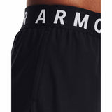 UA Play Up shorts sport 5 pouces femme taille  - noir/blanc