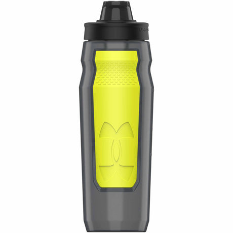 Under Armour Playmaker Squeeze bouteille d'hydratation sport 32 oz - Pitch Grey / Hi-Vis Yellow