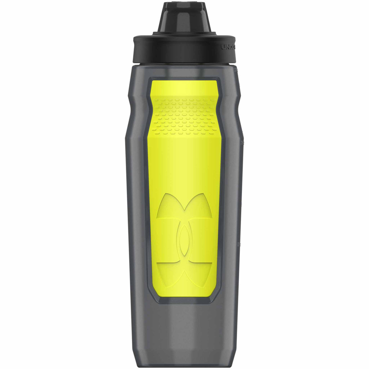 Under Armour Playmaker Squeeze bouteille d'hydratation sport 32 oz - Pitch Grey / Hi-Vis Yellow